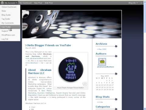 how to use wordpress blog
