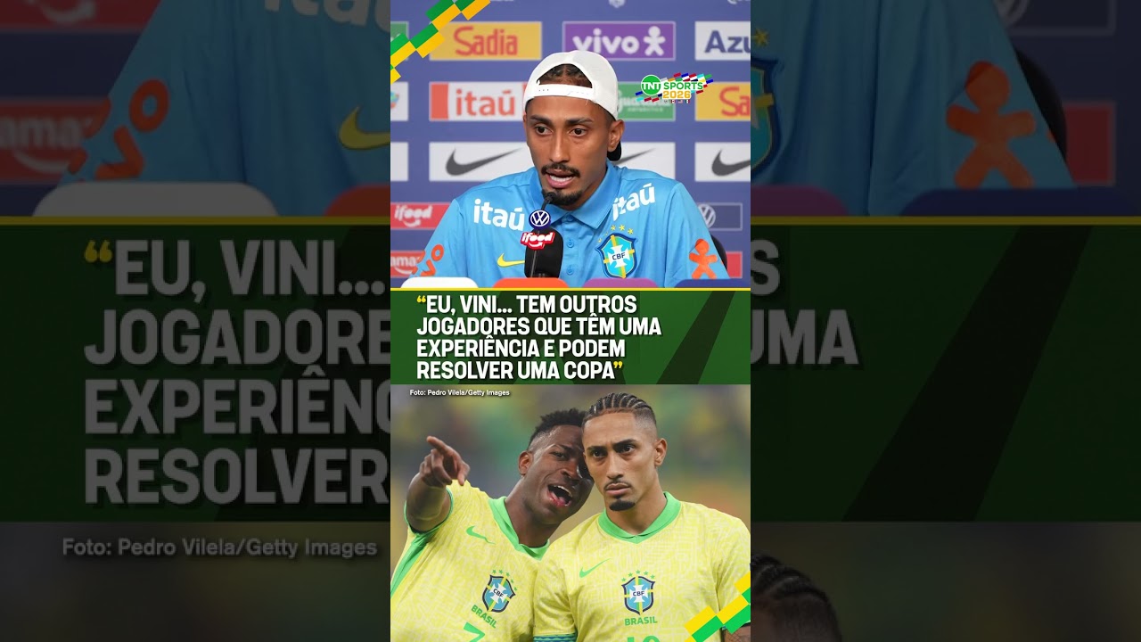 VINI E RAPHINHA PODEM TRAZER O HEXA? 🇧🇷💭 #shorts