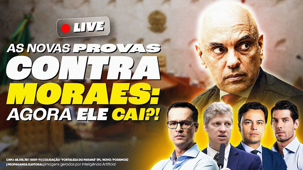 🚨  AO VIVO: Novas Provas do Master Vão Derrubar Moraes?  01/09