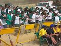 שבט צופי ים תל אביב רוקדים את ריקוד הדינג דונג בתחרות חתירה 2007 בירוחם