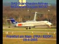 sas   scandinavian airlines mcdonnell douglas md 87