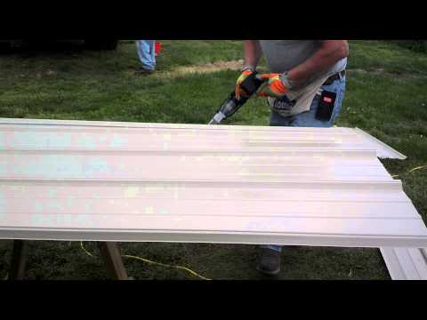 how to fasten aluminum siding