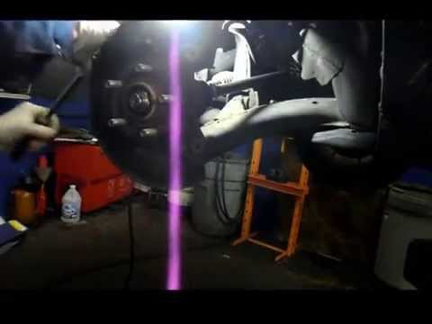 HOW TO REPLACE A AXLE ON A 2005 SAAB