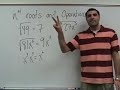 Algebra 2 - nth Roots and Operations on Radicals