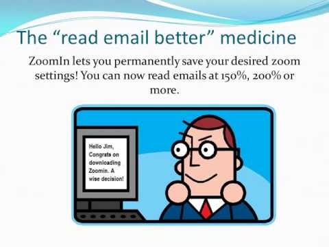 how to reduce zoom in outlook