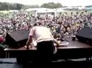 on stage with girl talk summercamp 08