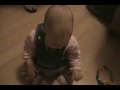This is my bestfriend's daughter playing with her toys. She also quite had it for the camera, hah!