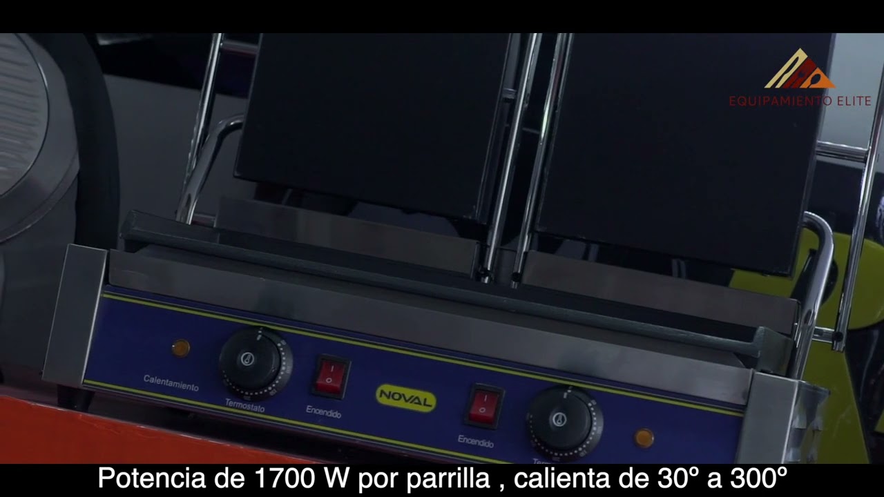 Maquina Noval PLG-560 Panini de Doble Grill