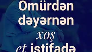 Ey insan bu omru calis verme bade