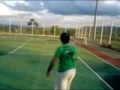 Frim, Valerin, Erlon playing Tenis