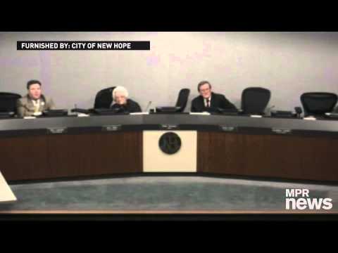City Council - At a New Hope City Council meeting on Monday night, video of the meeting shows council members reacting as they hear gunshots outside council chambers.