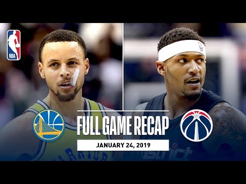 Video: Full Game Recap: Warriors vs. Wizards | Curry Leads The Way With 38 Points