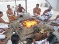 A glimpse into the traditional Vedic ritual for Shiva.