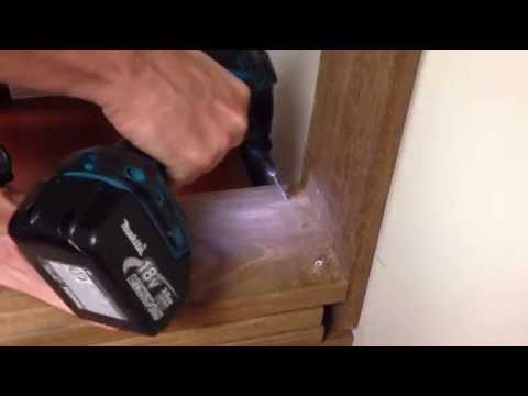 how to fasten wood at an angle