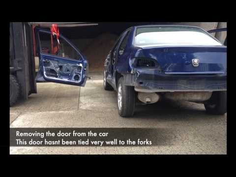 Front Door Stripdown and Removal – Peugeot 406