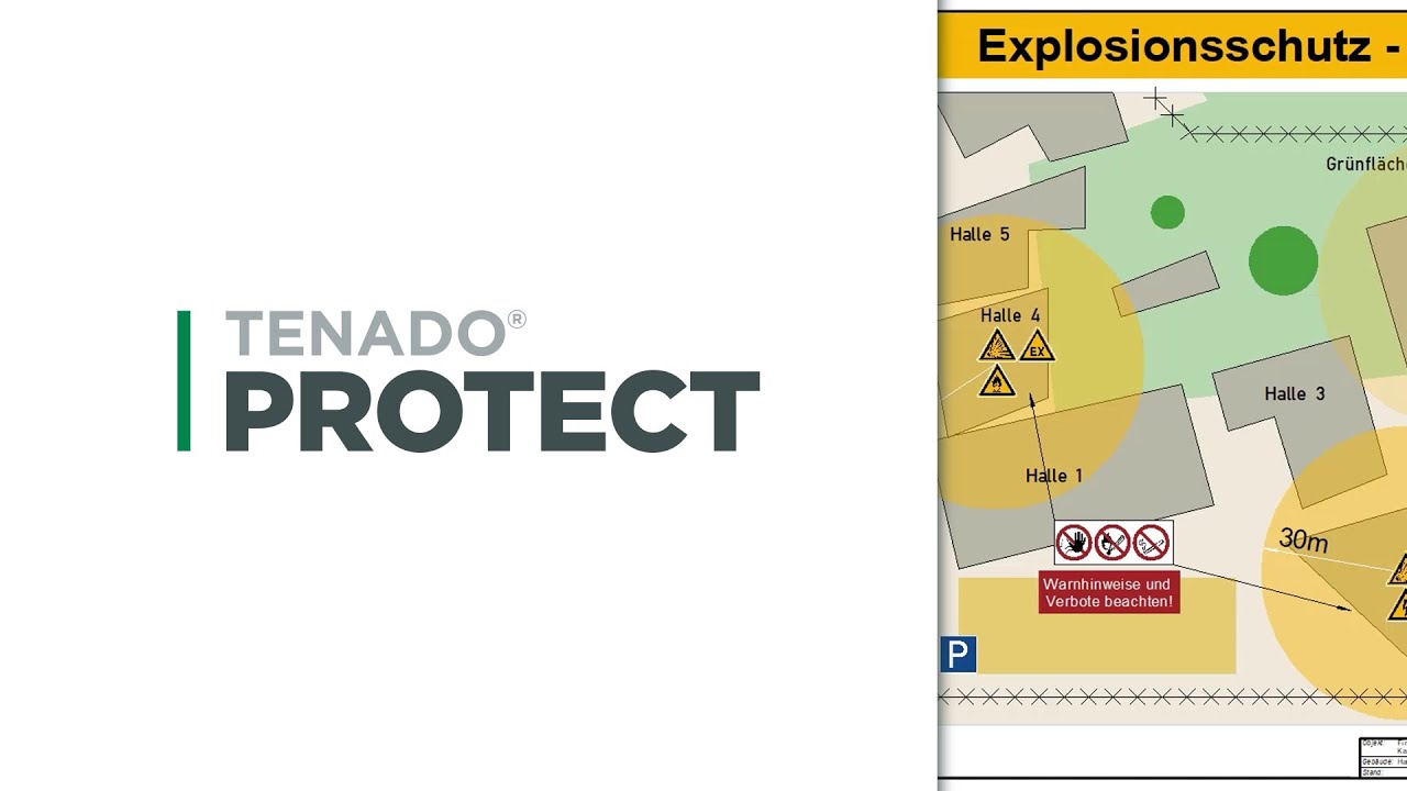 TENADO PROTECT | Schutzbereiche einzeichnen