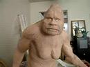 Sculpey bigfoot in progress Sculpey bigfoot in progress