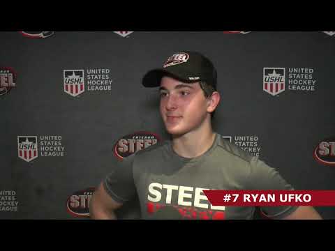 Chicago Steel Defenseman Ryan Ufko - Postgame November 14, 2020