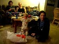 For Auntie Princess Janet: Piper Eats Her First Christmas Doughnut