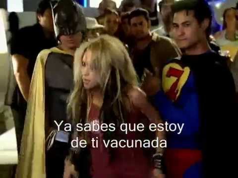 Shakira - Spanish Lyrics - "Te Aviso, Te Anuncio" Objection Tango