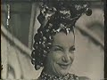 carmen miranda is hosted by ed wynn on his show's second episode transmitted live in 1949 to west coast and seen through kinescope by other parts of the u.s. carmen speaks and sings in english and portuguese to entertain americans and honor brazil. a rare motion document.