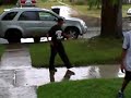 krumpin in the rain