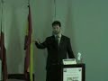 Wolfram Jahn at Santander (19.10.07) Part 1