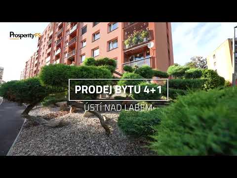 Video Prodej bytu 4+1, 86 m², Ústí nad Labem - Severní Terasa