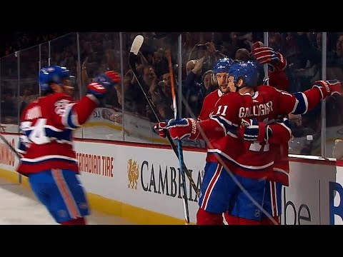 Video: Brendan Gallagher streaks down wing, goes off post and in past Sergei Bobrovsky