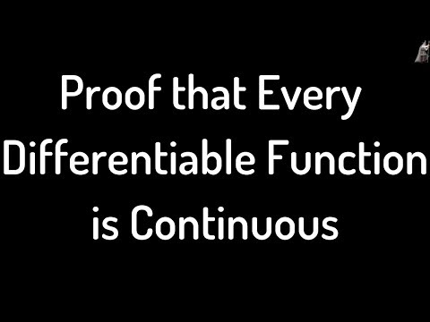 how to prove f(x) is continuous