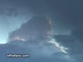 Rayo impacta en un avion