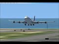 Air France landing at St. Maarten