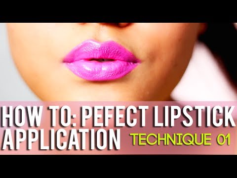 how to apply pink lipstick