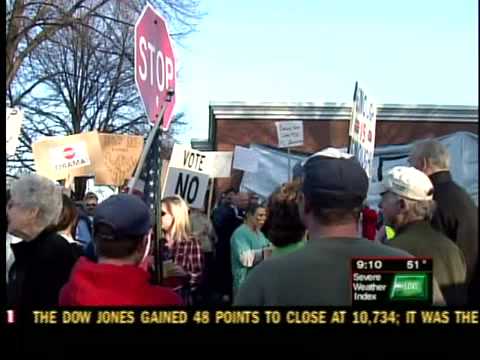 Vote no rally