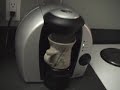 Demonstrating the Tassimo Coffee Machine