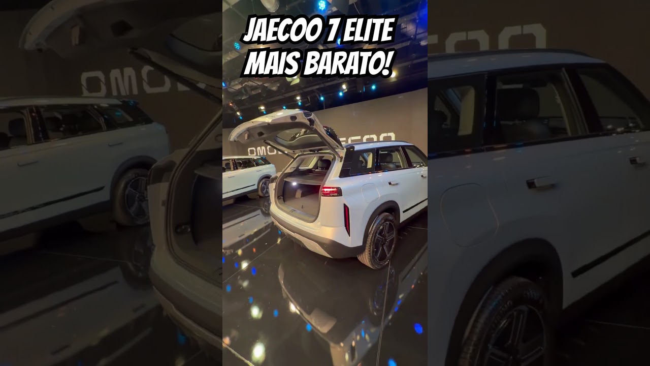 JAECOO 7 ELITE de entrada por R$ 179,9 mil? Sem teto, banco com massagem, super câmeras mas BARATO!
