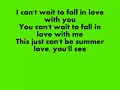 Summer Love w/ lyrics
