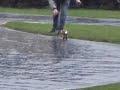Rc Bike in wet (ON SLICKS!) at Skipton