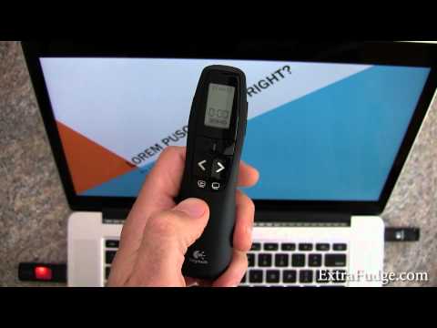 Logitech Presenter R800 And R400 Demo on Mac OS X