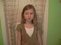 8 Yr. Old Amazing Singer 2~Rachel Sings \"Love Song\"
