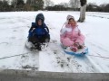Maia & Luca - March 2013 - The Best Way to Sledge !!