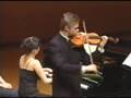 Violinvirtuose Tymur Melnyk Brahms Sonata 2/4 Risa Yasuda
