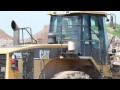 Cat 980G wheel loader working
