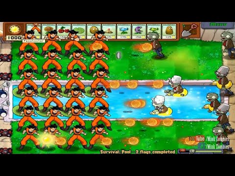 Goku vs Zombies - Plants vs Zombies Mod