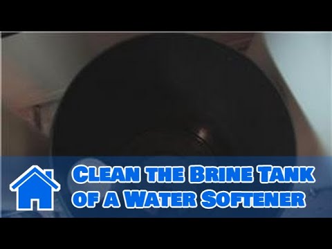 how to drain brine tank