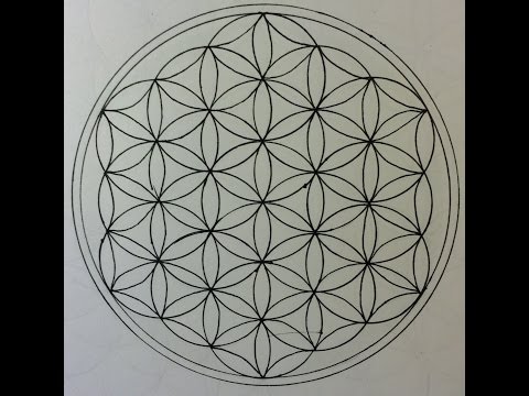 how to draw flower of life