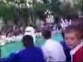 pelea de judo  cinturones negro 