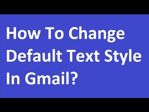 how to change default gmail account