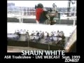 Shaun White skates ASR in 1999 Shaun White skates ASR in 1999
