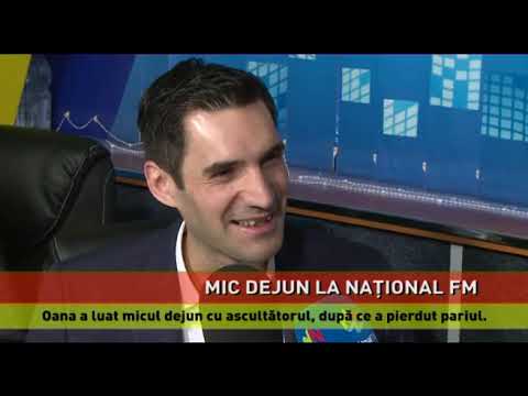 Mic dejun la Național FM, după un pariu cu rezultat ”romantic”